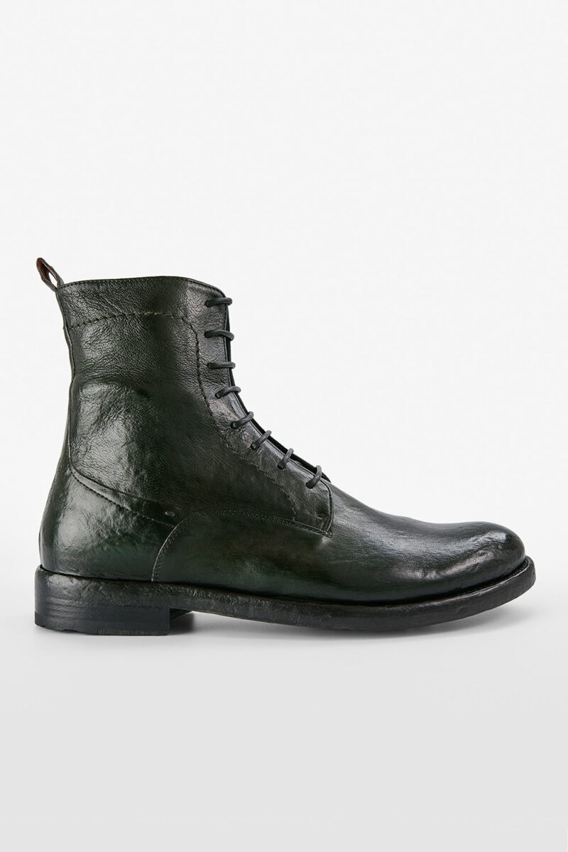 SLOANE dark-green commando boots. - Image 13