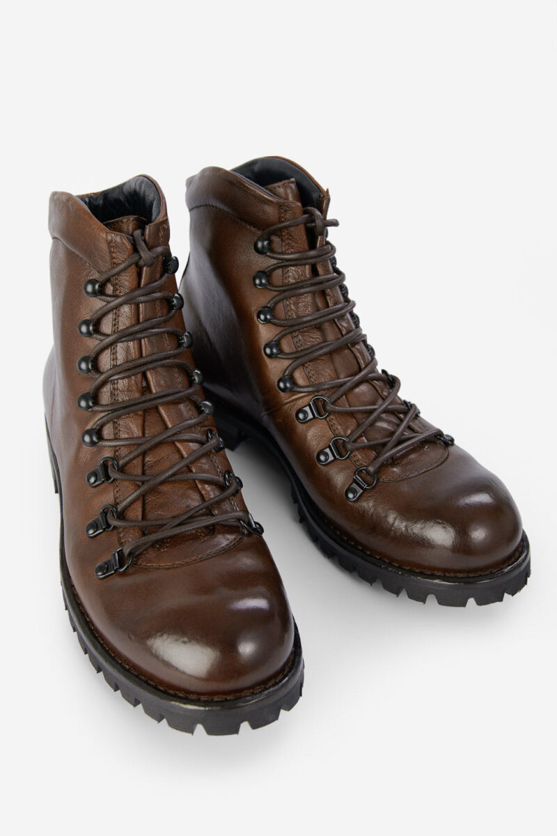 CAMDEN toasted-brown combat boots. - Image 2