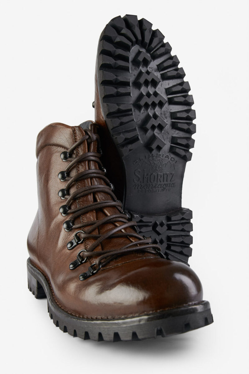 CAMDEN toasted-brown combat boots. - Image 5