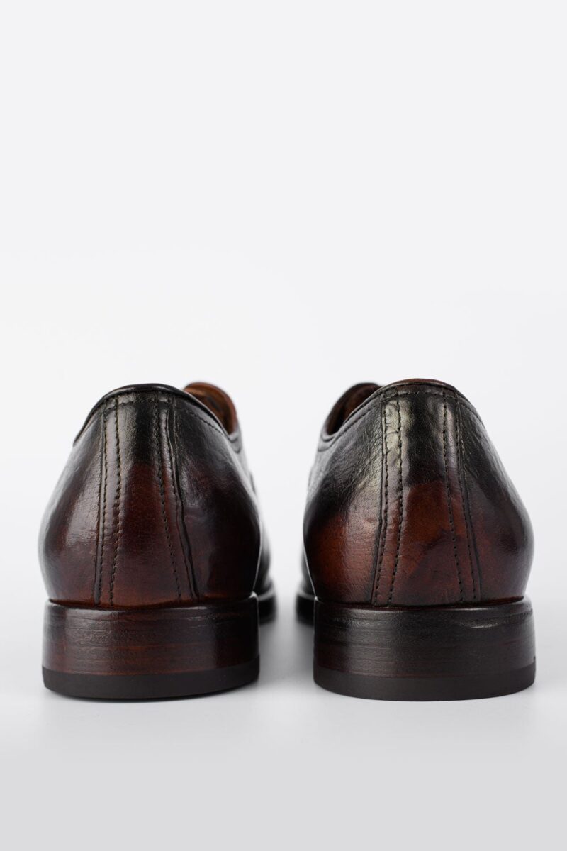 ASTON charcoal-ember oxford shoes. - Image 11