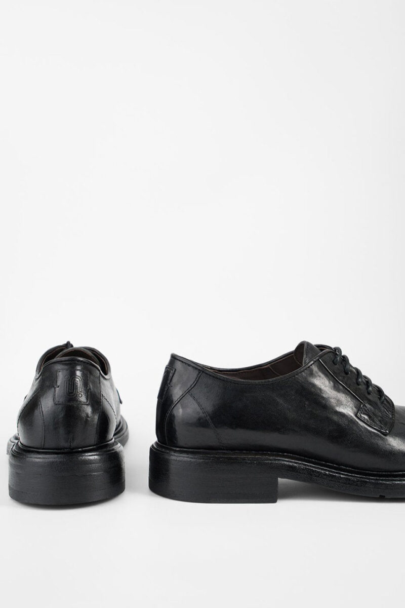 BOLTON limo-black derby shoes. - Image 8