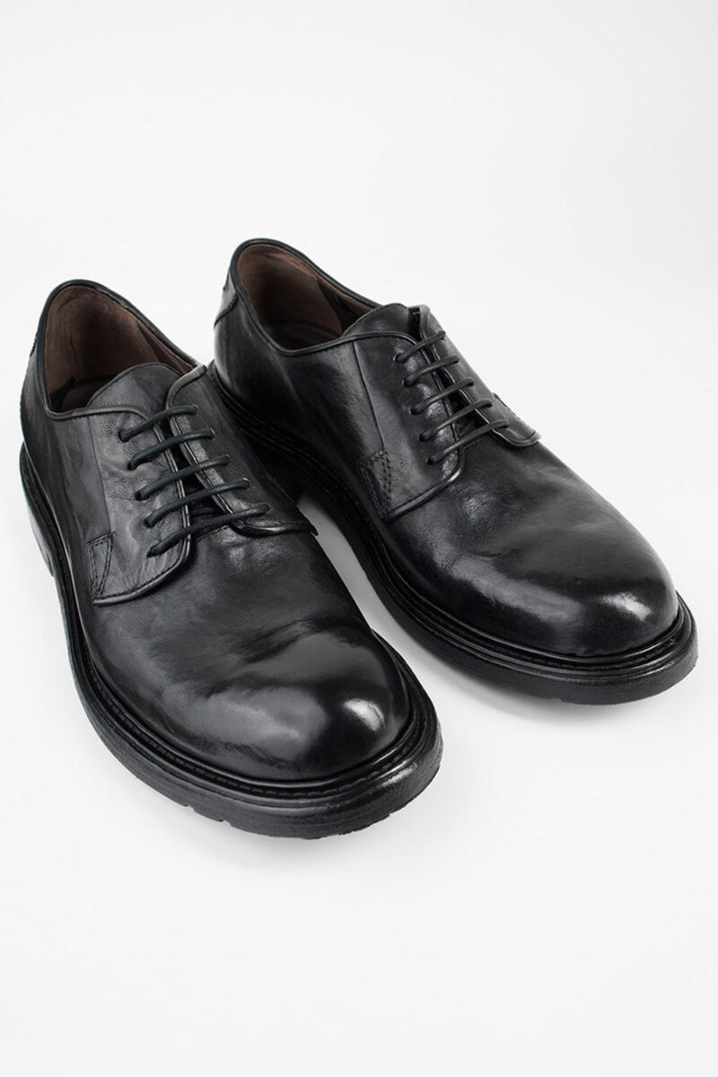 BOLTON limo-black derby shoes. - Image 2