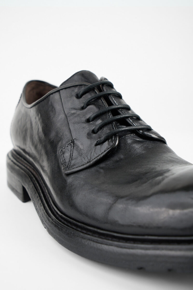 BOLTON limo-black derby shoes. - Image 5