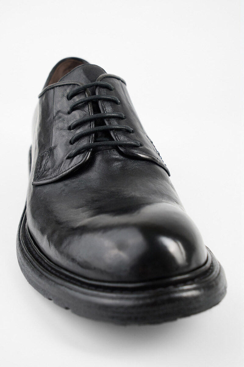 BOLTON limo-black derby shoes. - Image 9