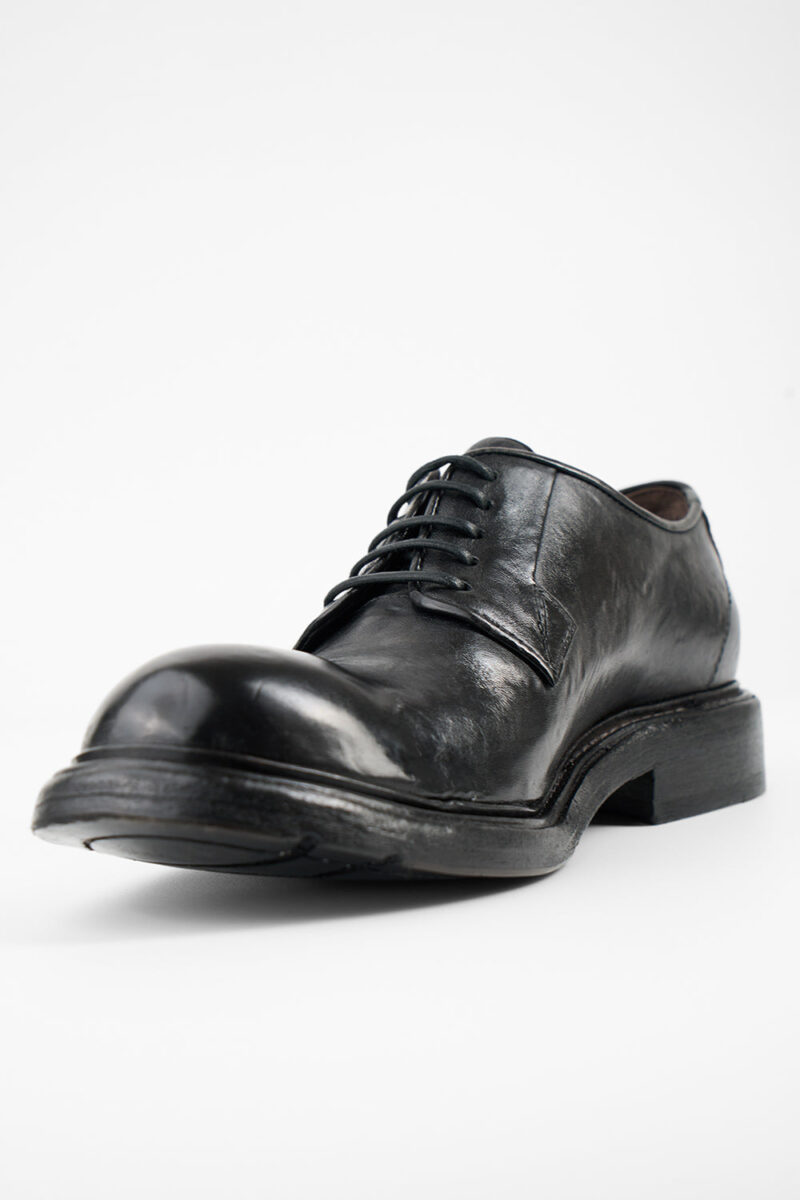 BOLTON limo-black derby shoes. - Image 6