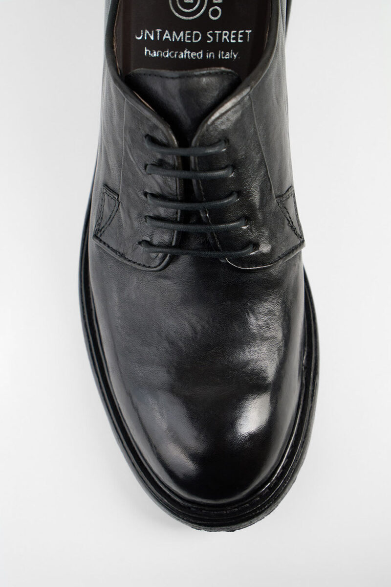 BOLTON limo-black derby shoes. - Image 11