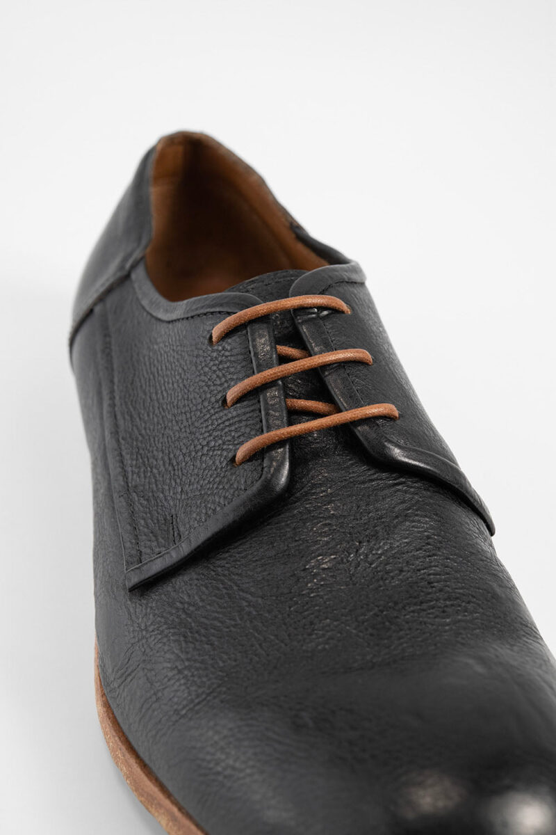 BRUCE rugged-black derby shoes. - Image 7