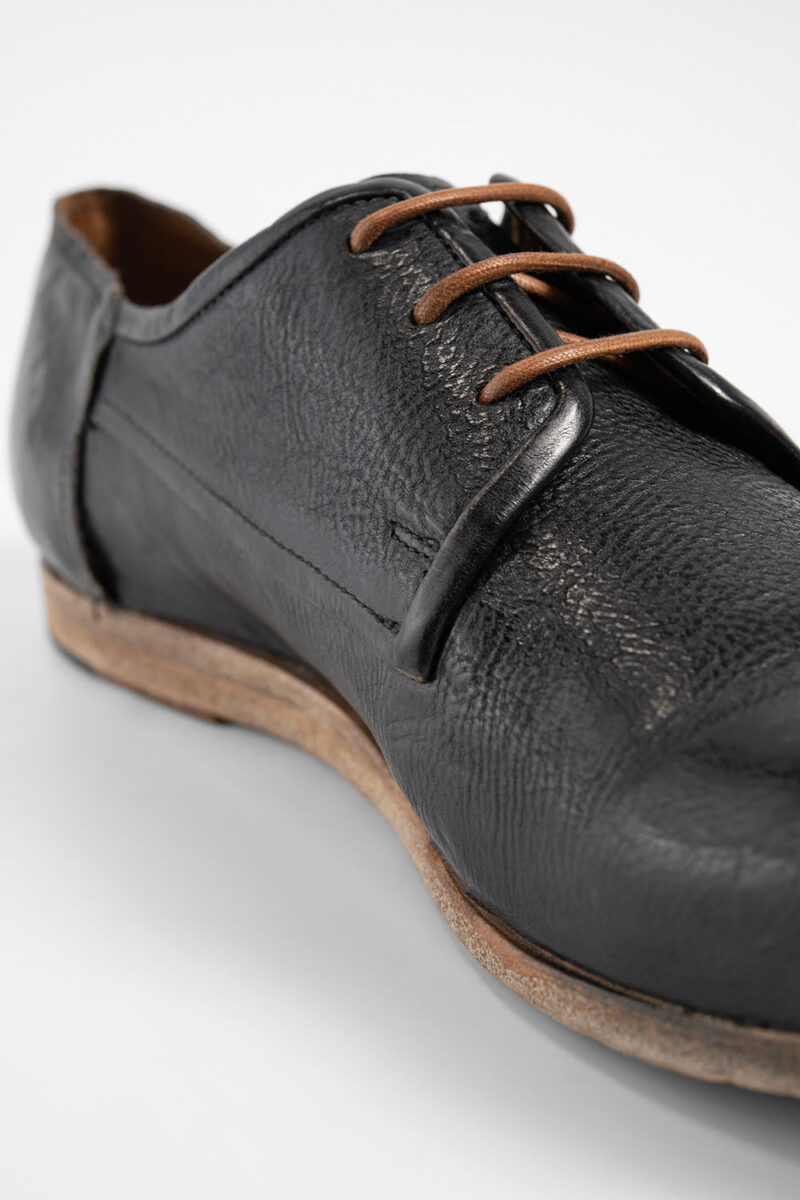 BRUCE rugged-black derby shoes. - Image 4