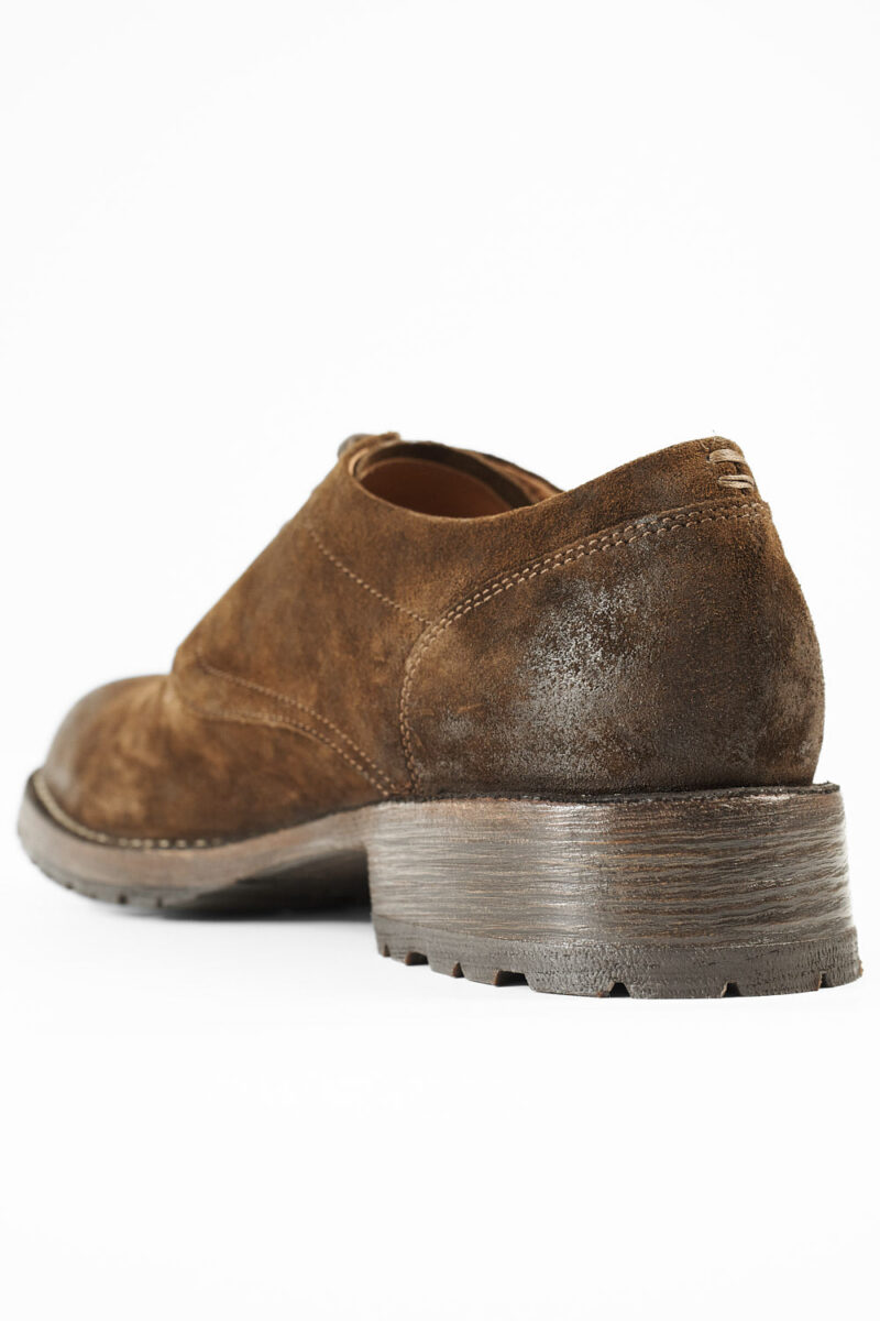 BURTON rust-brown suede derby shoes. - Image 9