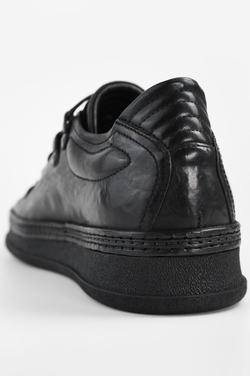 COLE rugged-black welted distressed sneakers. - Image 10