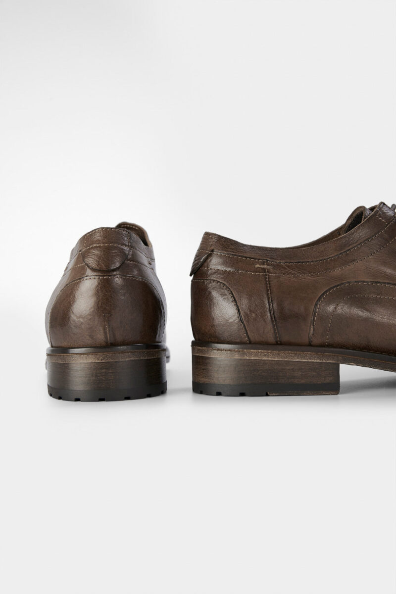 CURZON husk-brown derby shoes. - Image 12