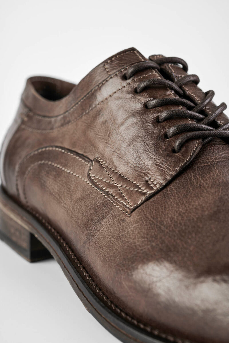 CURZON husk-brown derby shoes. - Image 4