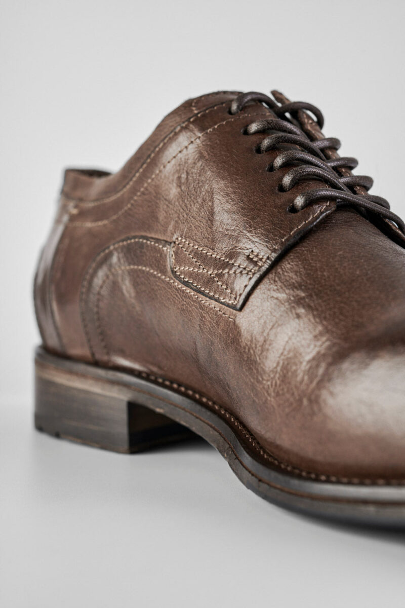 CURZON husk-brown derby shoes. - Image 9