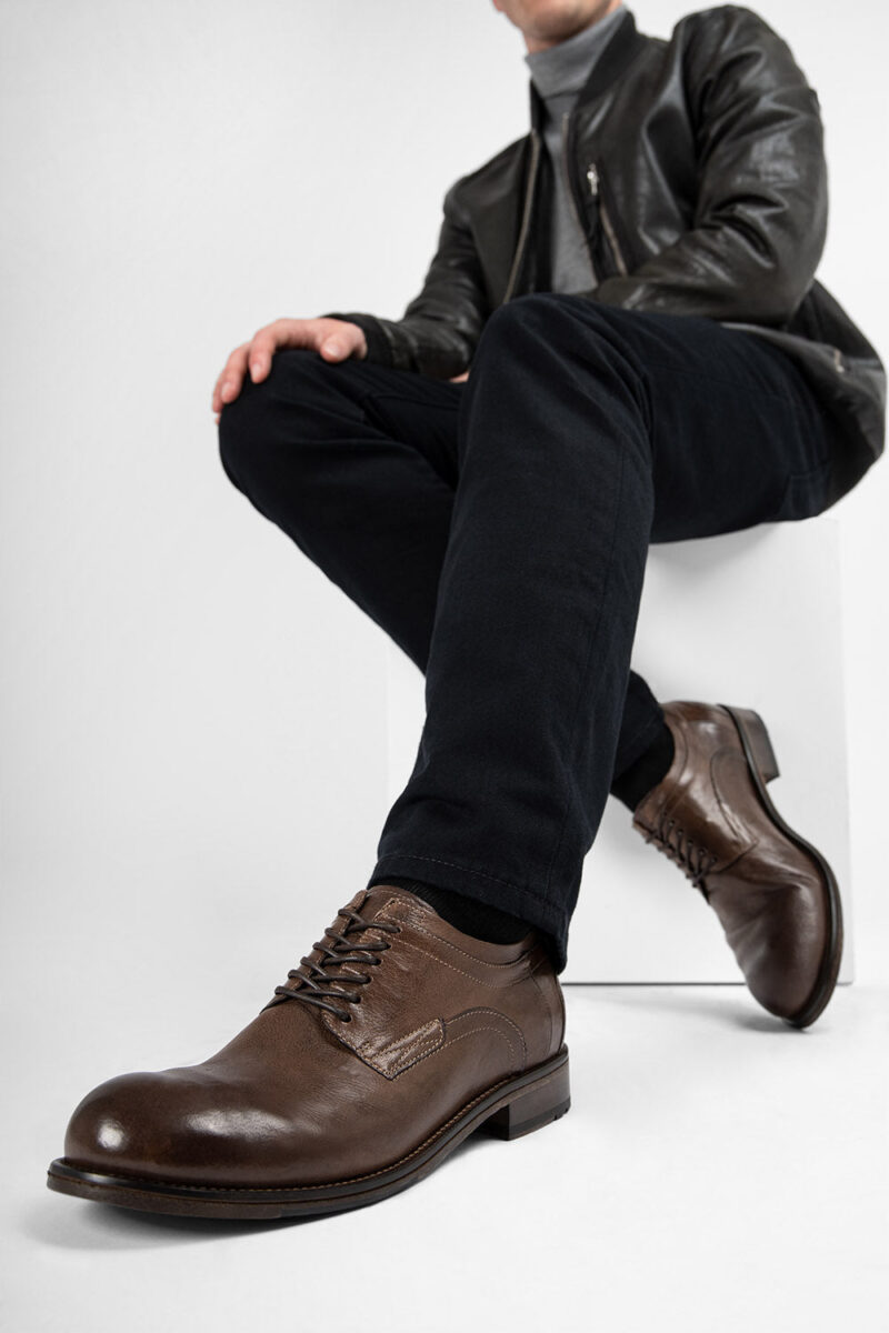 CURZON husk-brown derby shoes. - Image 2