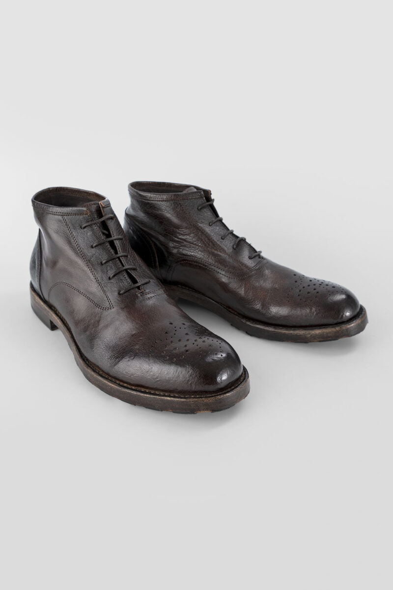 ASTON cigar-brown chukka boots. - Image 2