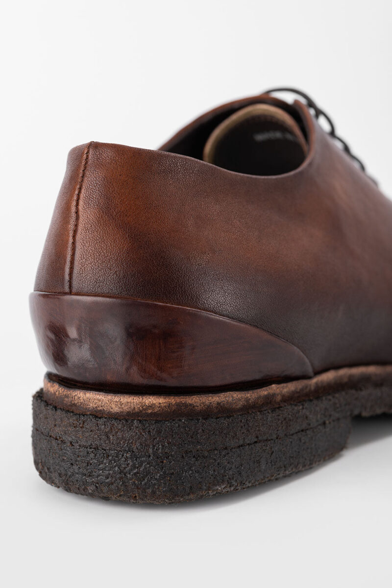 BROMPTON terra-brown derby shoes. - Image 7