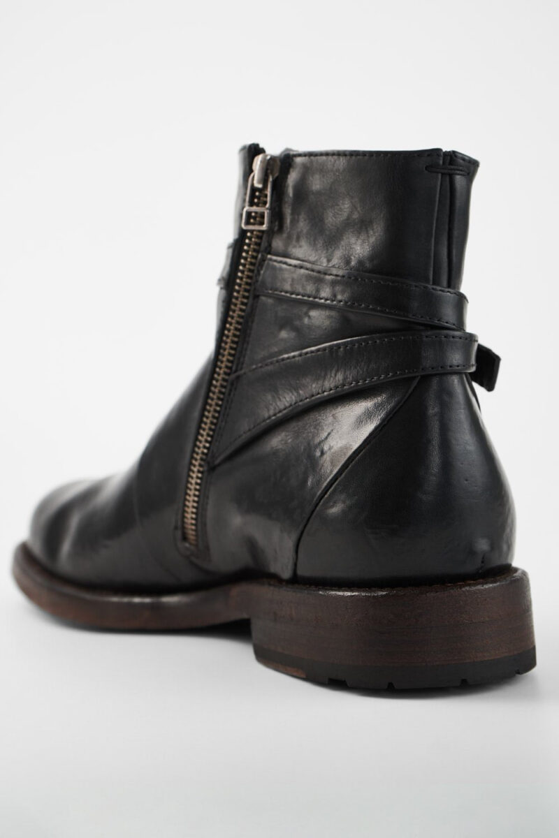 EYTON imperial-black laceless ankle boots. - Image 7