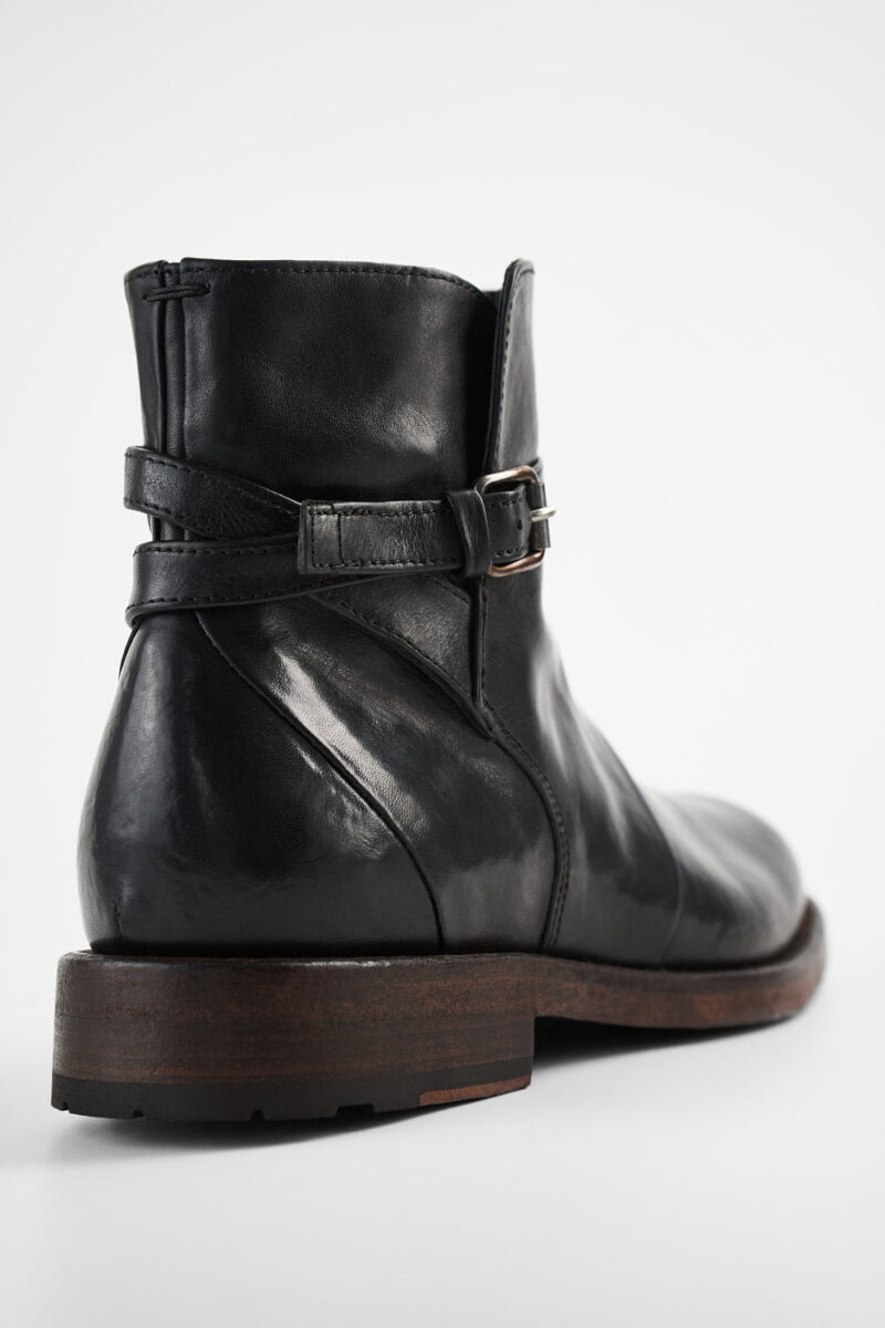 EYTON imperial-black laceless ankle boots. - Image 5