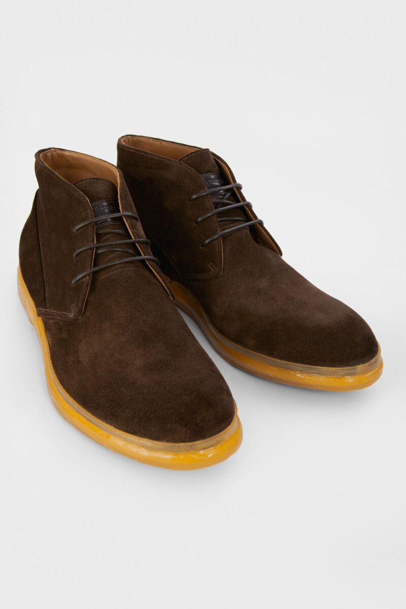 HAMPTON java-brown suede chukka boots. - Image 2