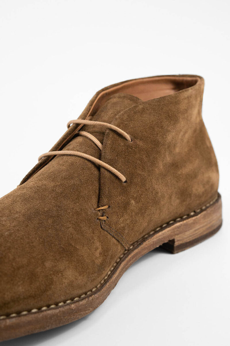 HAVEN desert-dust suede chukka boots. - Image 9