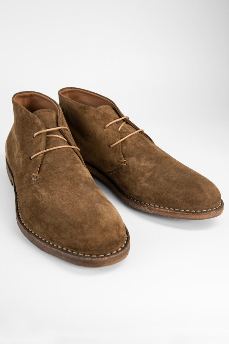 HAVEN desert-dust suede chukka boots. - Image 3