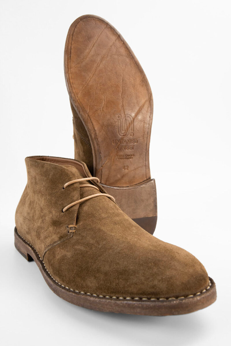 HAVEN desert-dust suede chukka boots. - Image 2