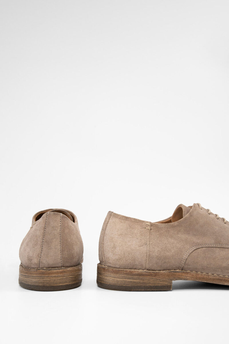 HAVEN sandstone suede apron derby shoes. - Image 7