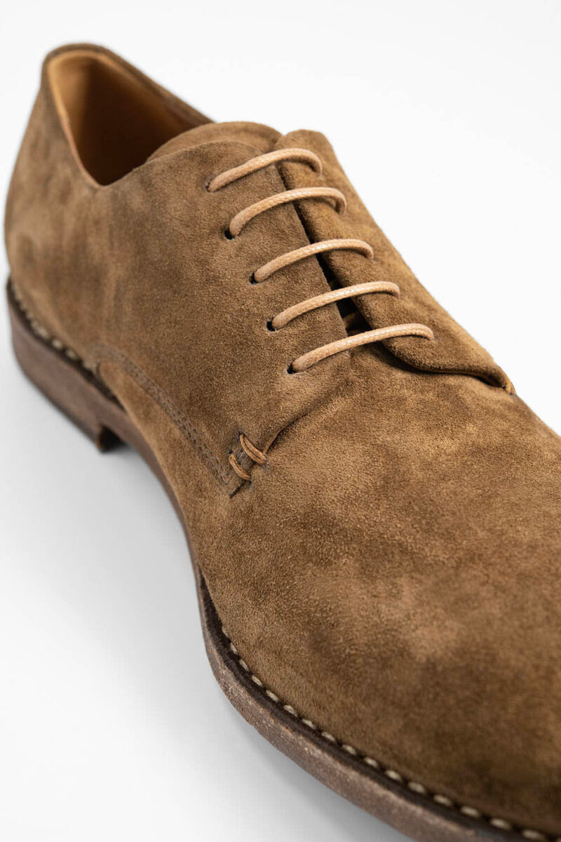 HAVEN desert-dust suede derby shoes. - Image 3