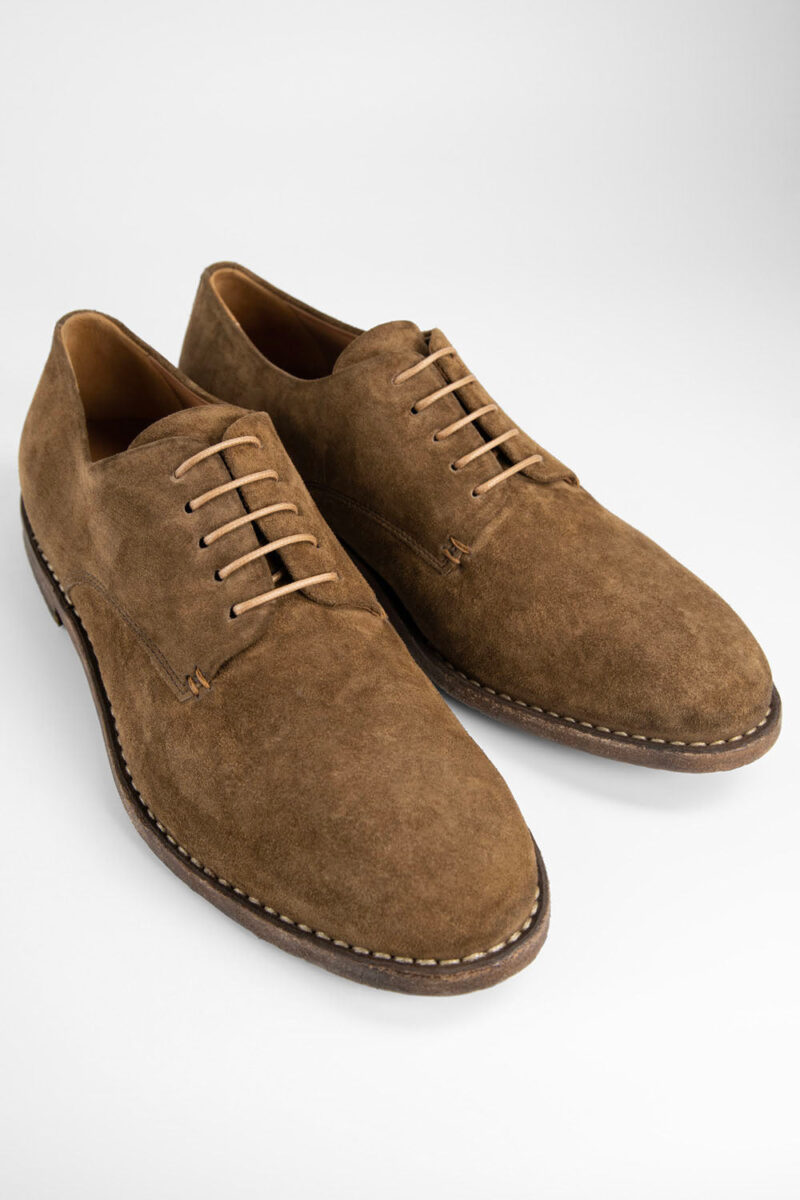 HAVEN desert-dust suede derby shoes. - Image 2