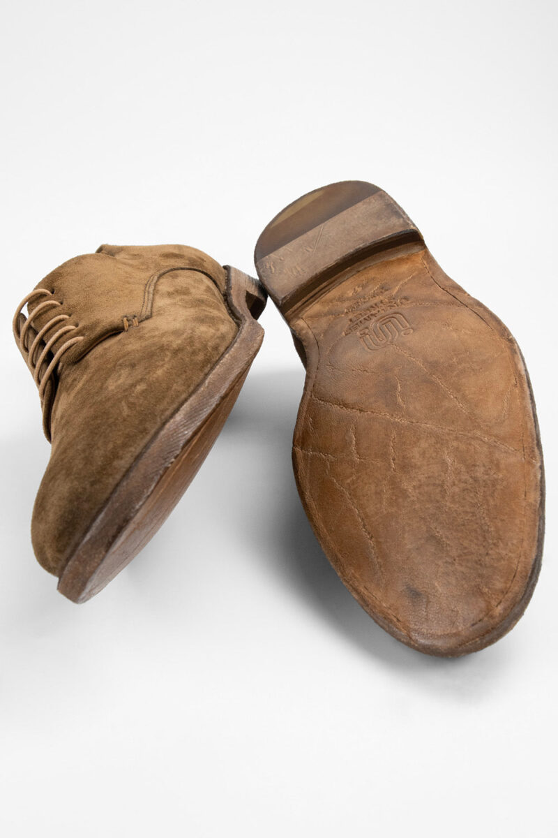 HAVEN desert-dust suede derby shoes. - Image 4