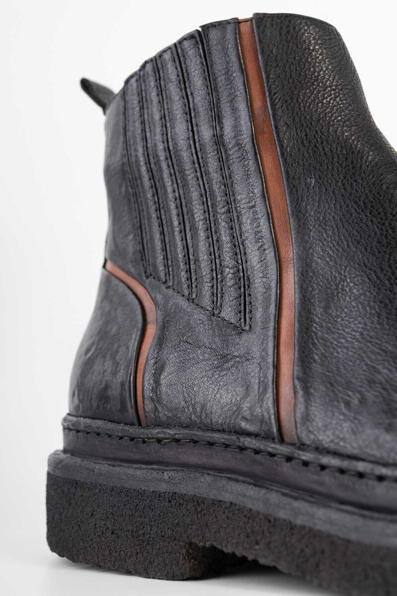 HOVE jet-black welted chelsea boots. - Image 5