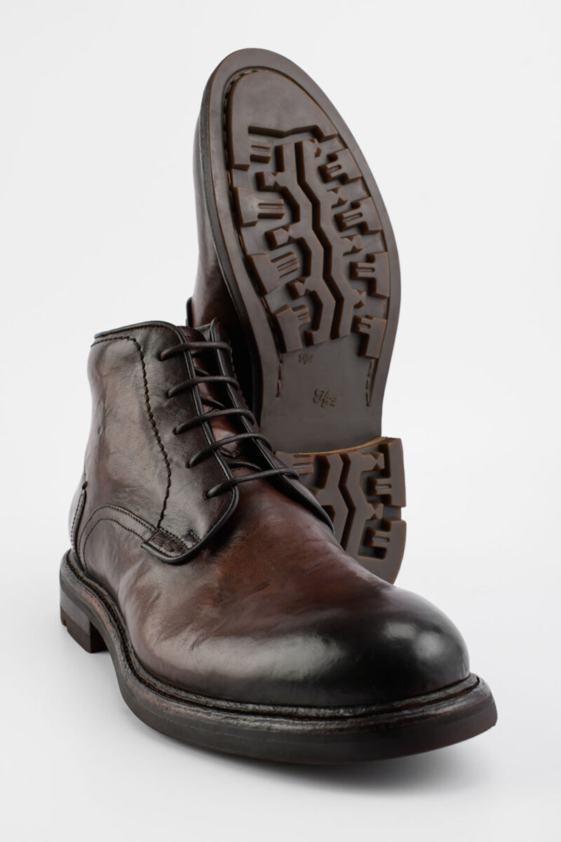 LENNOX chestnut ankle boots. - Image 7