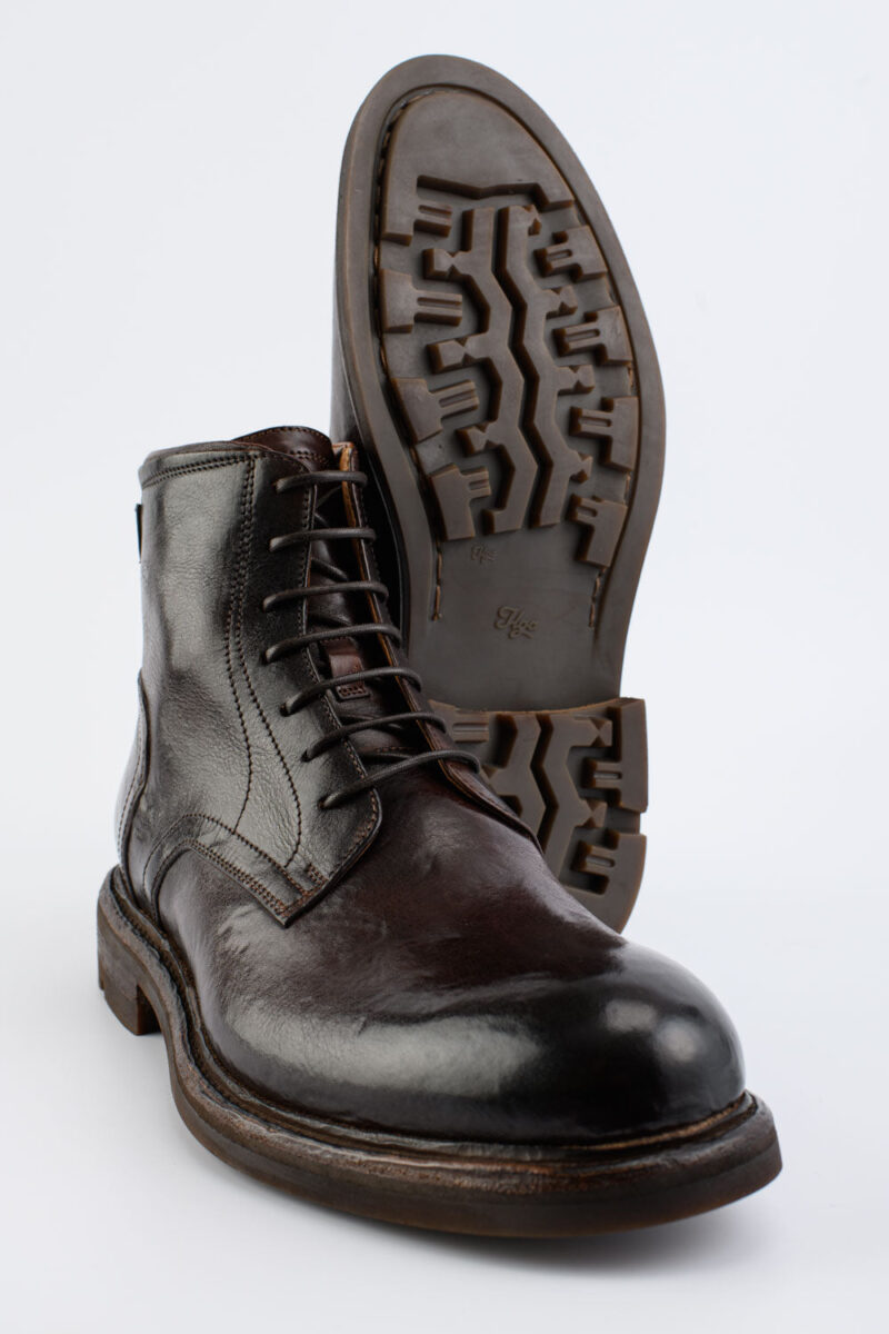 LENNOX rich-cocoa military boots. - Image 2