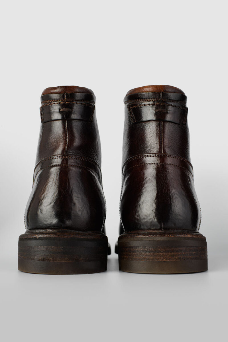 LENNOX rich-cocoa military boots. - Image 13