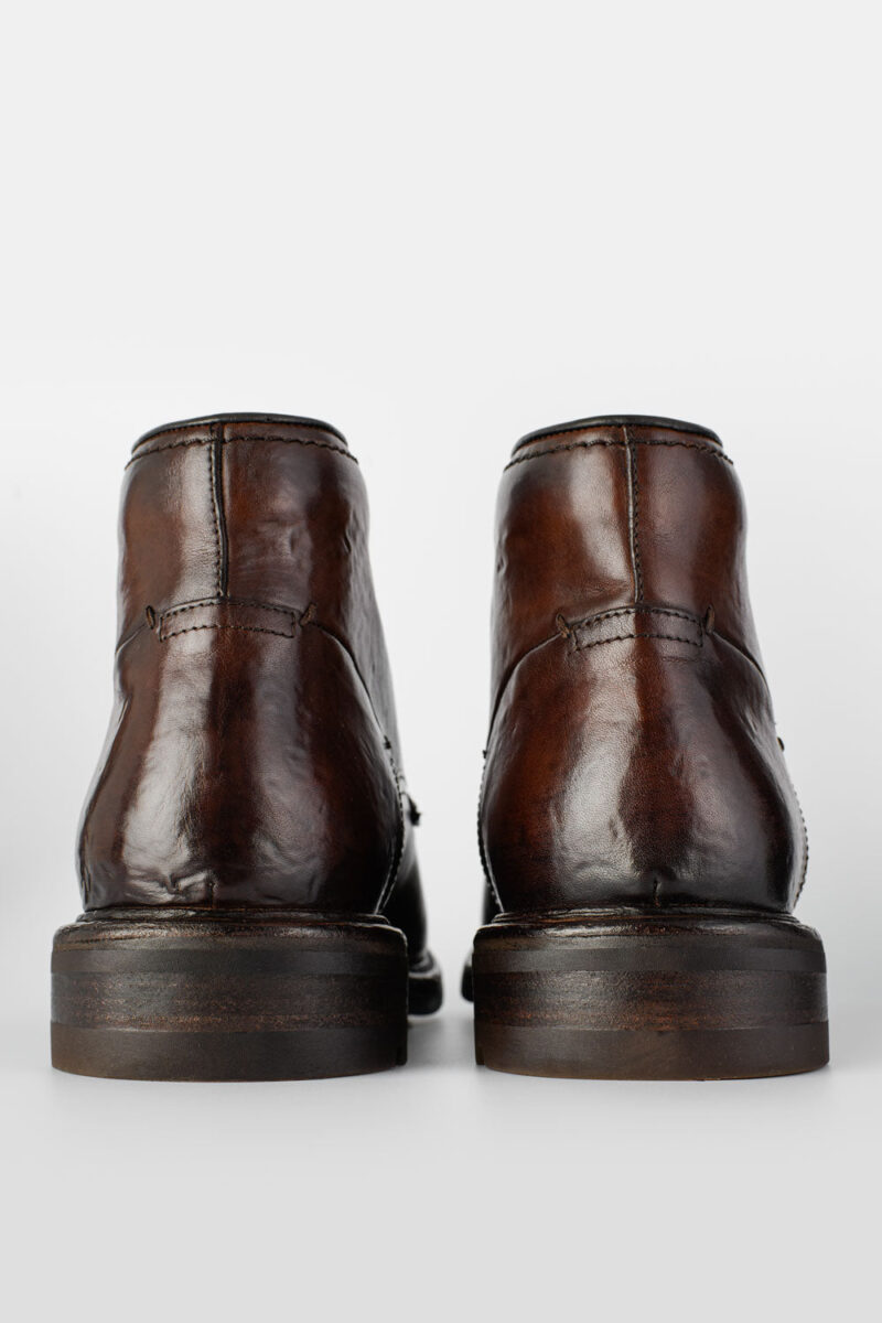 LENNOX chestnut ankle boots. - Image 10