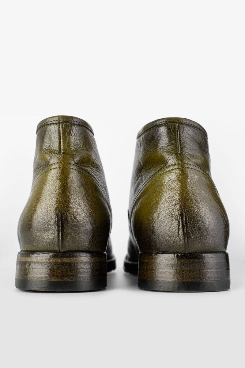 ASTON hunter-green chukka boots. - Image 7