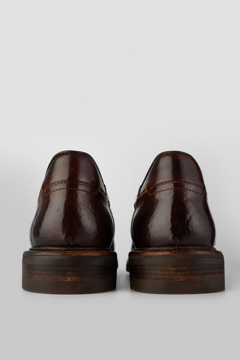 LENNOX dark-cocoa derby shoes. - Image 10