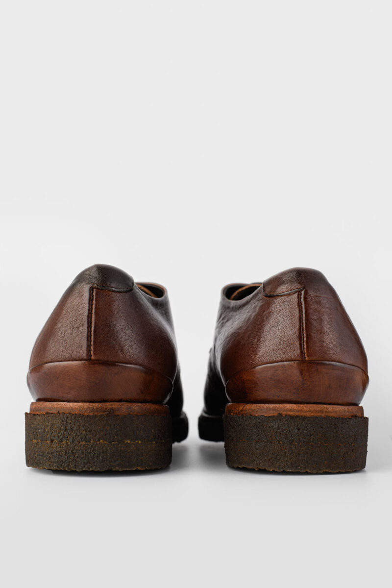 BROMPTON terra-brown derby shoes. - Image 12