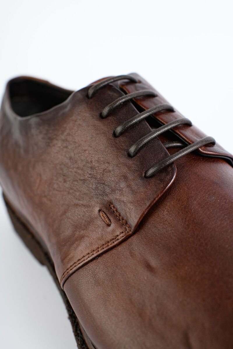 BROMPTON terra-brown derby shoes. - Image 11