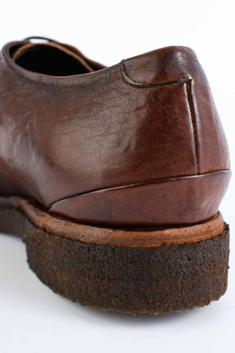 BROMPTON terra-brown derby shoes. - Image 5