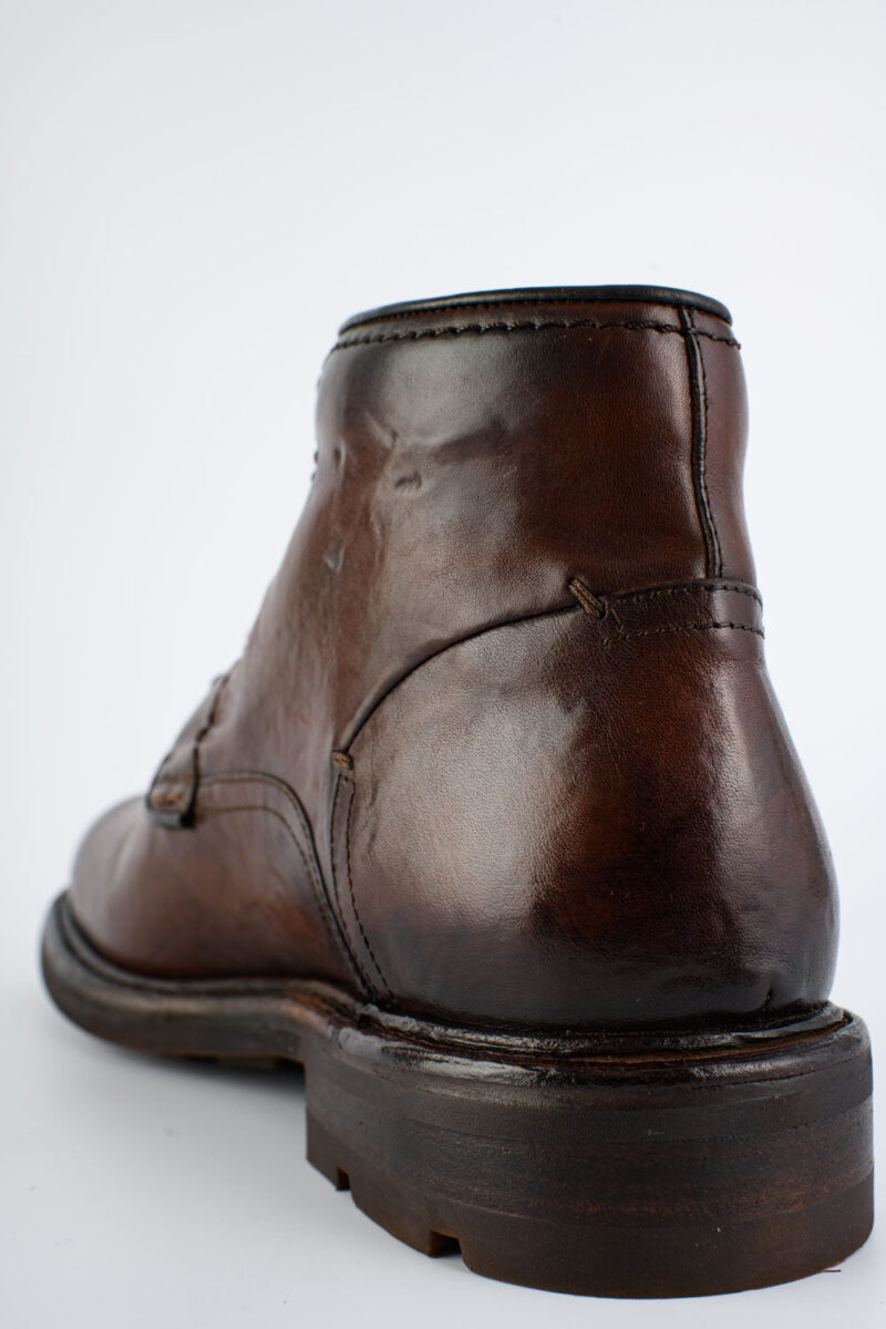 LENNOX chestnut ankle boots. - Image 9