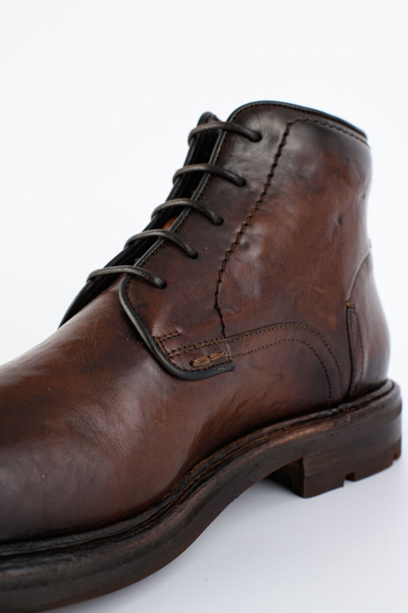 LENNOX chestnut ankle boots. - Image 6