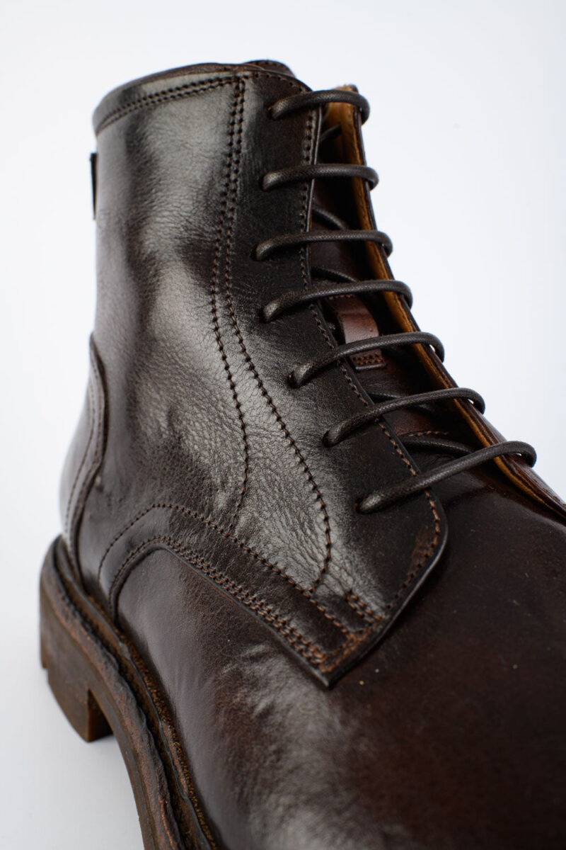 LENNOX rich-cocoa military boots. - Image 6