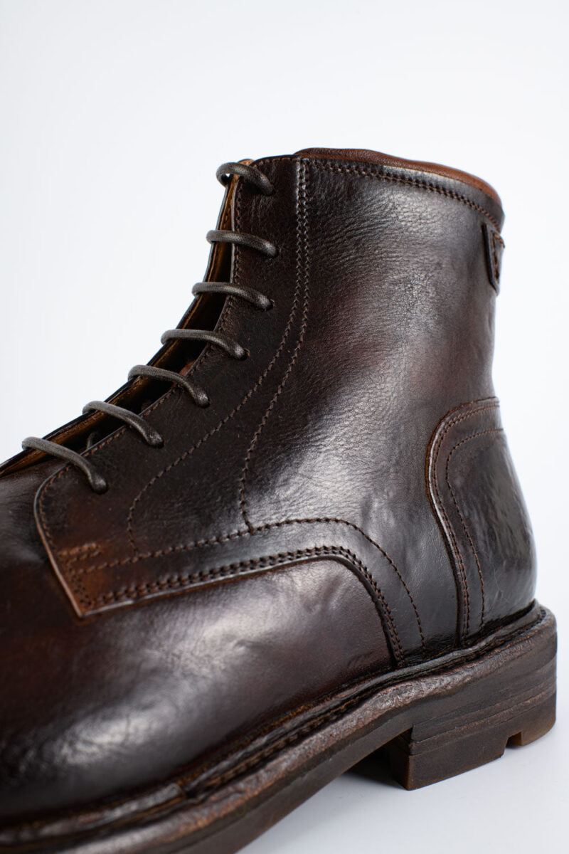 LENNOX rich-cocoa military boots. - Image 11