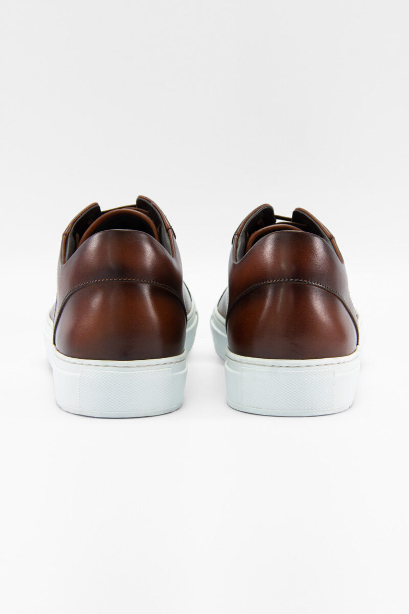 SOHO cocoa-brown patina sneakers. - Image 14