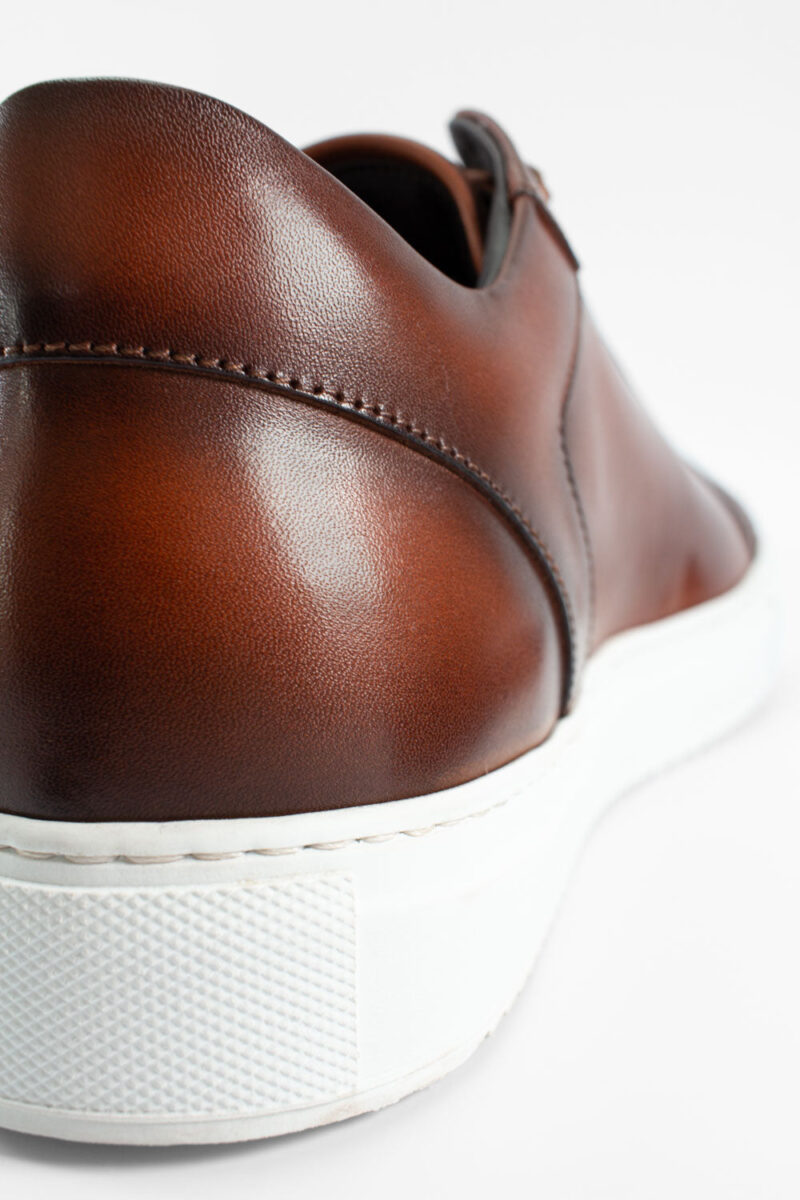 SOHO cocoa-brown patina sneakers. - Image 11