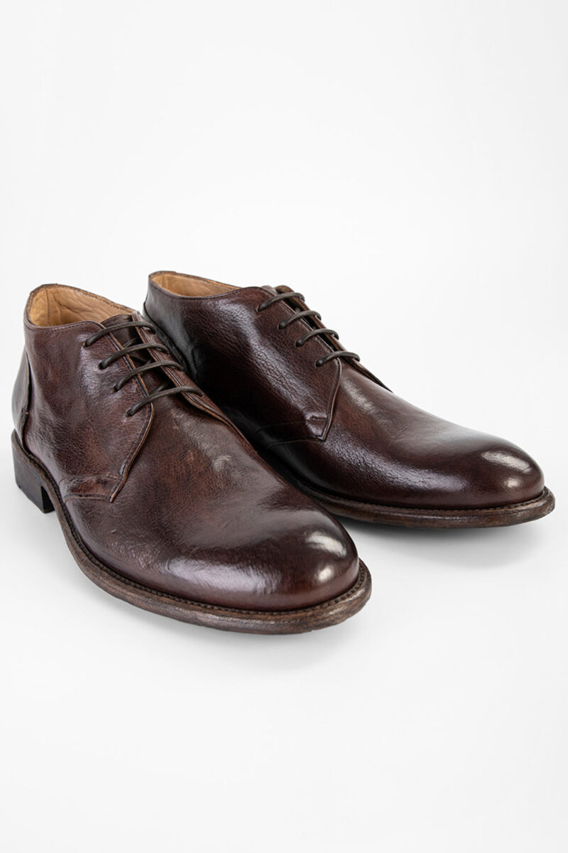 KNIGHTON noble-brown low chukka boots. - Image 5