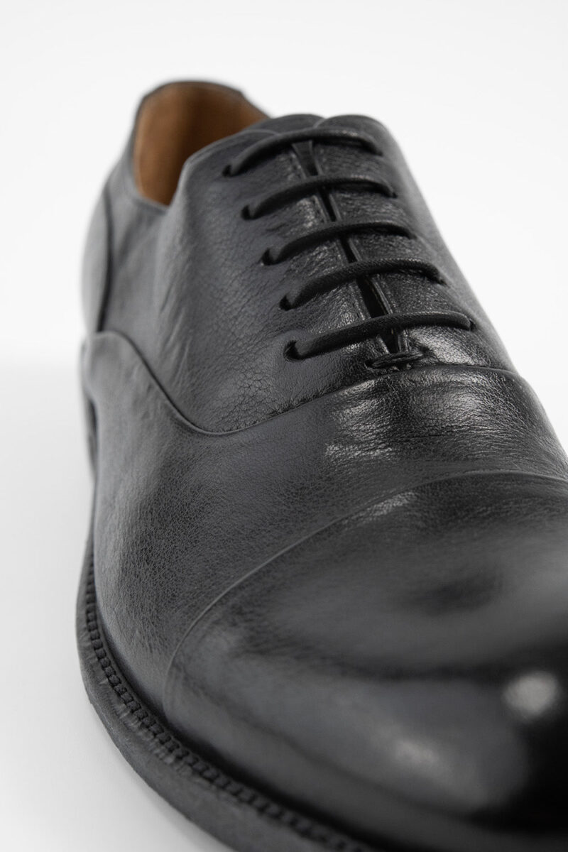 KNIGHTON iron-black oxford shoes. - Image 6