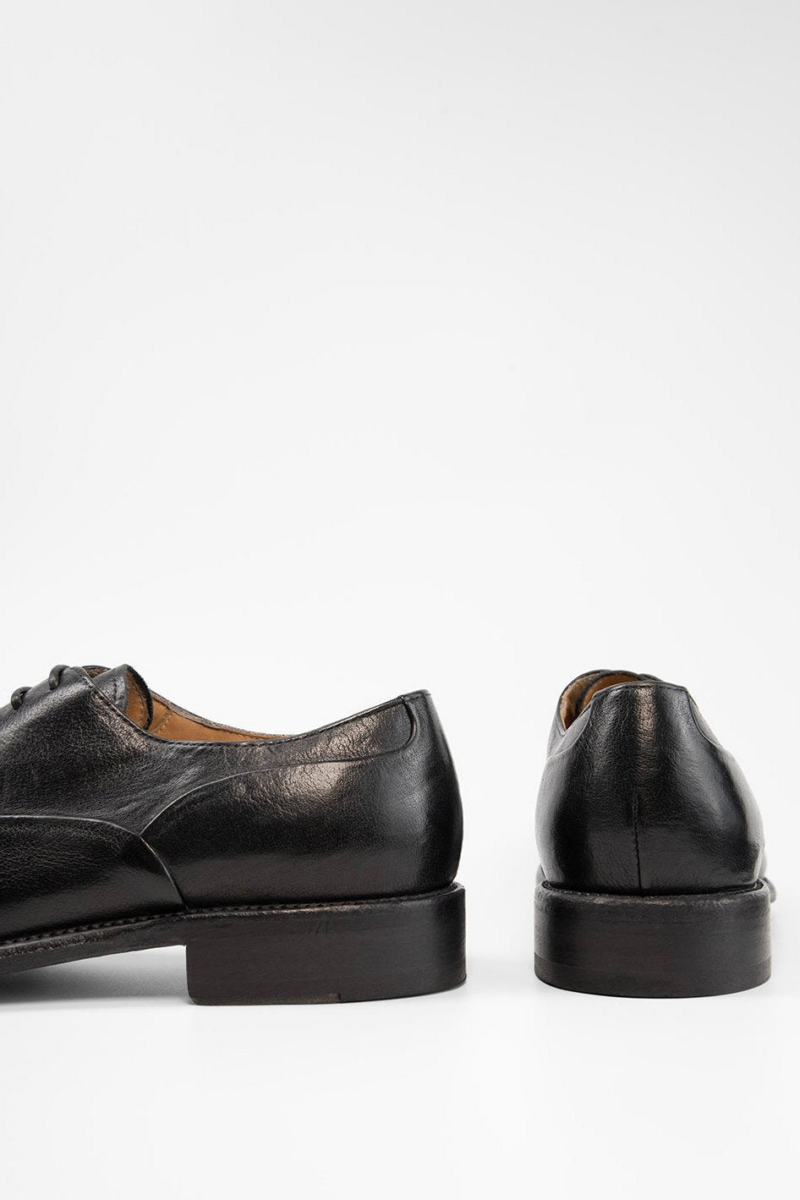 KNIGHTON iron-black oxford shoes. - Image 13