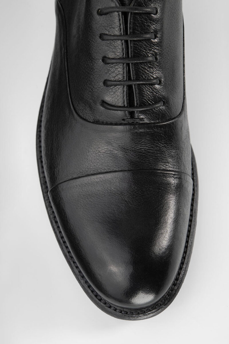 KNIGHTON iron-black oxford shoes. - Image 11